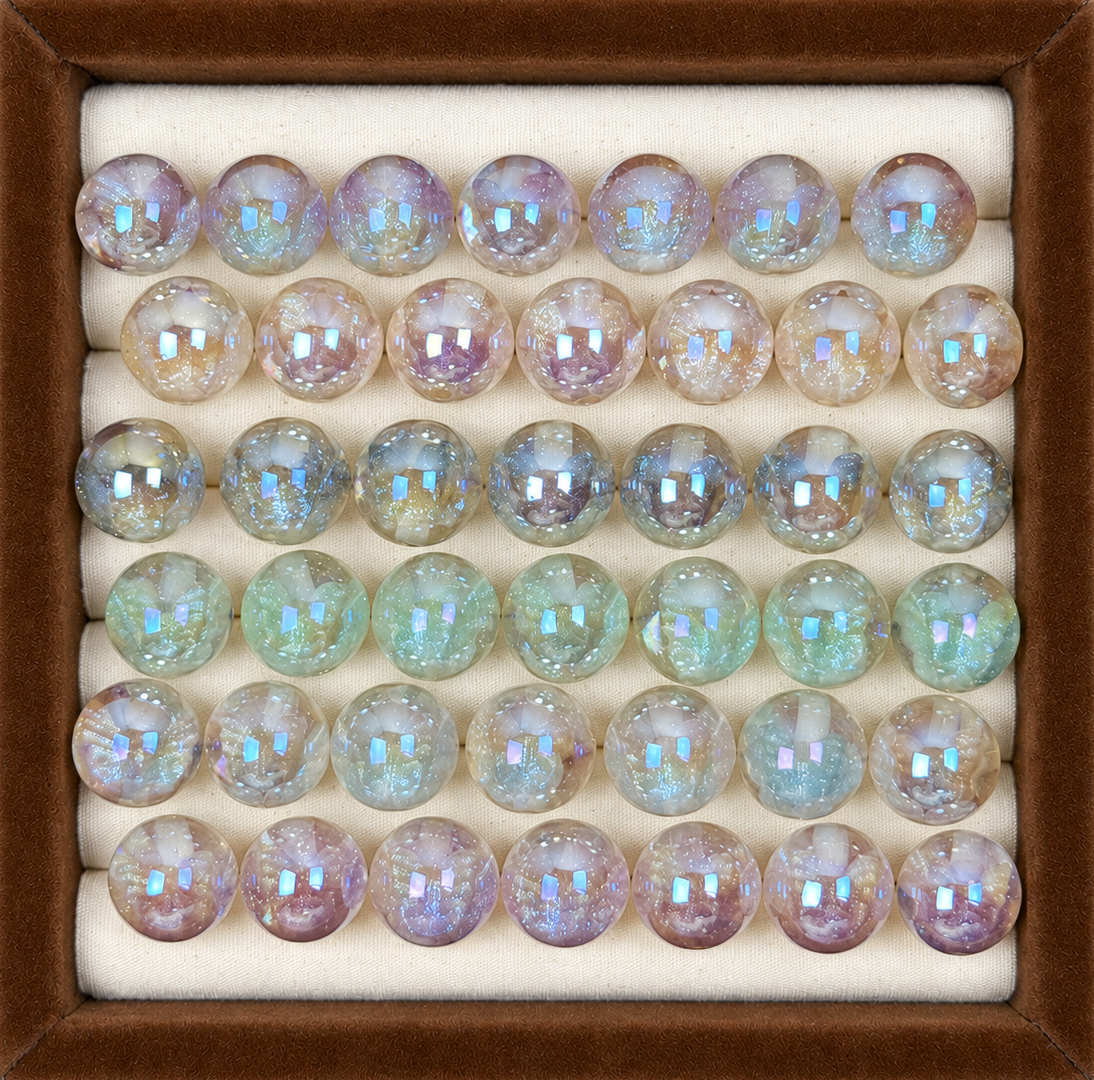 16mm Butterfly 2 Resin Beads