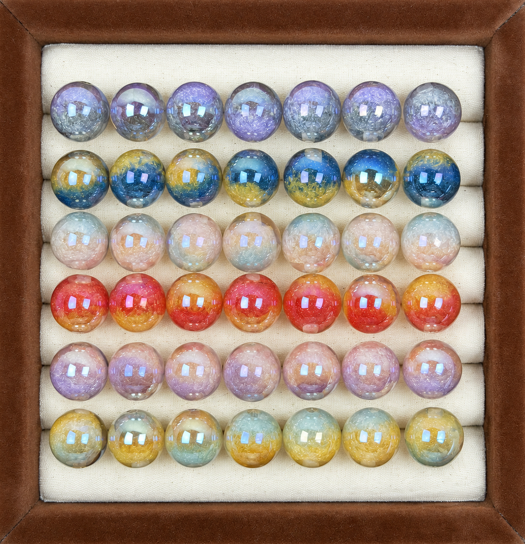 16mm Auspicious Cloud Resin Beads
