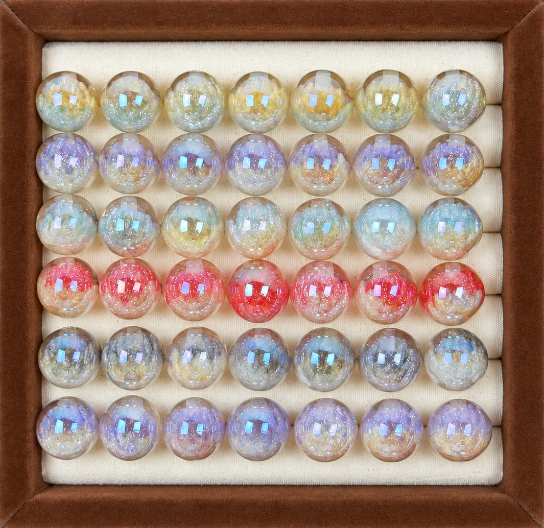 16mm Succulent Resin Beads